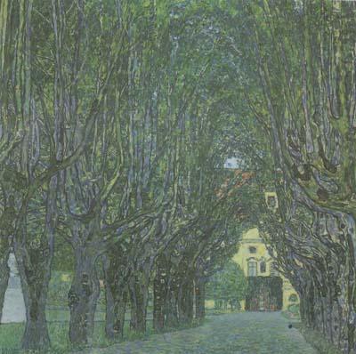 Gustav Klimt Avenue in Schloss Kammer Park (mk20) china oil painting image